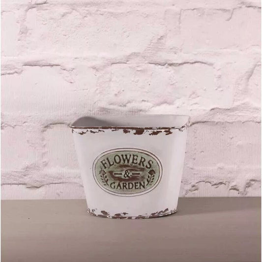 Zince - Square Pot - Vintage