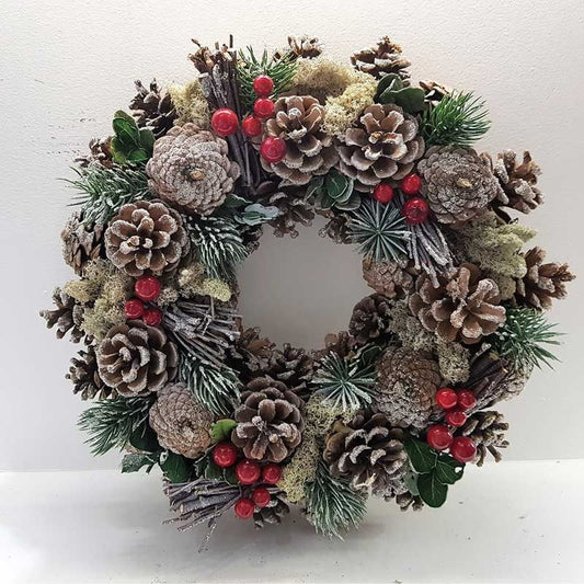 Wreath - Christmas - Frosty Woodland