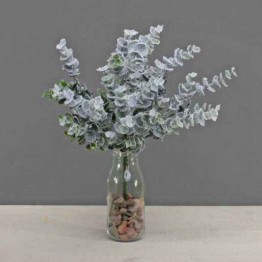 Artificial - Eucalyptus Bush - Snow