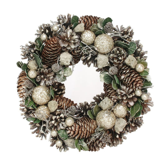 Wreath - Silver/Natural